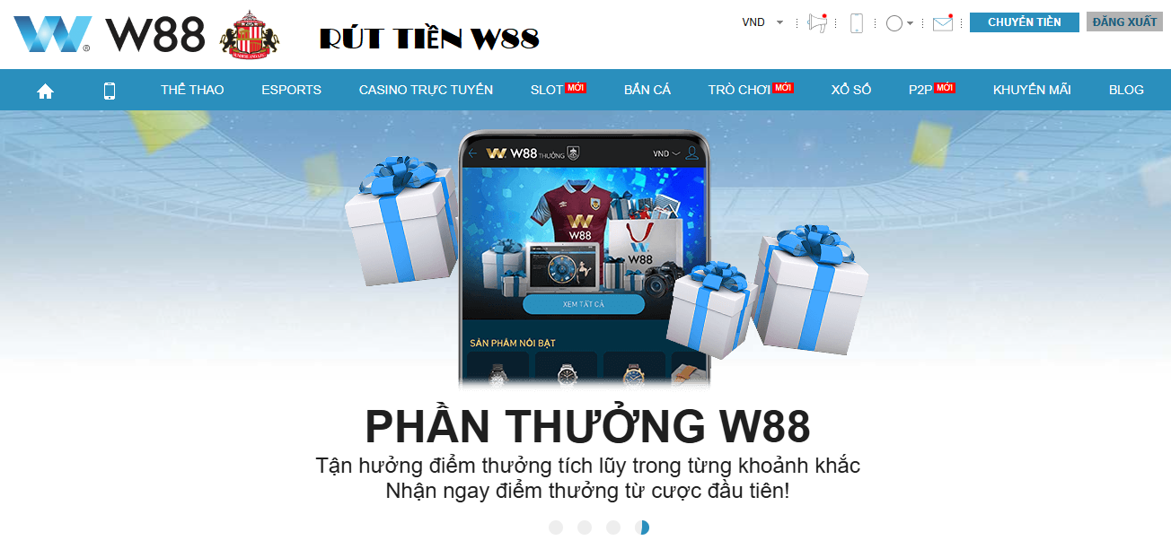 Rút tiền w88 Rút tiền w88
